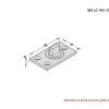 Bản lề trục xoay Häfele 981.00.092