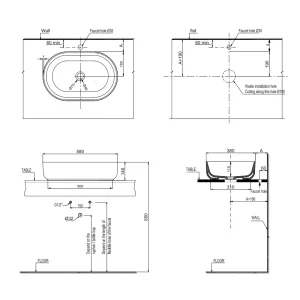 Chậu đặt bàn VIGOR Hafele 588.79.077