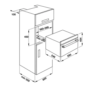 Lò vi sóng kết hợp nướng Hafele HO-KT45B 535.02.731