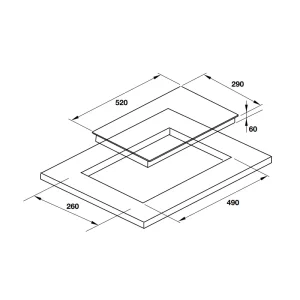 Bếp từ Hafele 2 vùng nấu HC-I302B 536.61.770