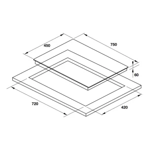 Bếp từ Hafele 2 vùng nấu HC-I7520B 536.61.827