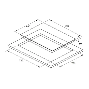 Bếp từ Hafele 2 vùng nấu HC-I752B 536.61.787