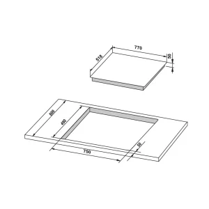 Bếp từ Hafele 3 vùng nấu HC-IS773EA 535.02.242