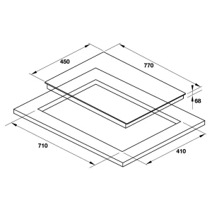 Bếp từ kết hợp điện Hafele HC-M773D 536.61.705