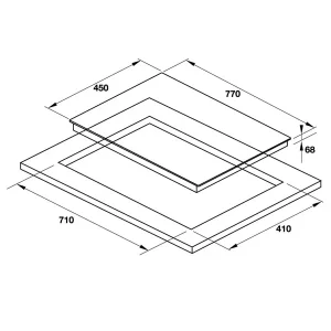 Bếp từ kết hợp điện Hafele HC-M772D 536.61.695