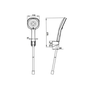 Bộ sen tay Self-clean S 3 chức năng Hafele 485.60.627