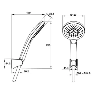 Bộ sen tay AIRSENSE Hafele 485.60.051