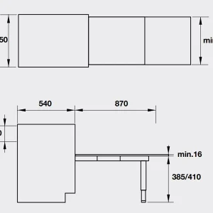 Ghế kéo mở rộng với chân ghế đơn có thể gập Hafele 505.74.931