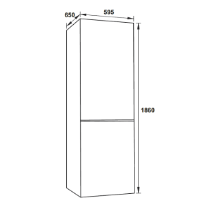 Tủ lạnh Häfele HF-BF324 534.14.230