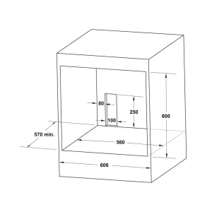 Lò nướng âm tủ 70 lít Hafele Series 400 HO-4K70A 538.61.451