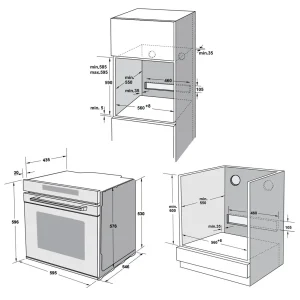 Lò nướng kết hợp hấp 72 lít Hafele Series 800 HSO-8T72A 538.61.461