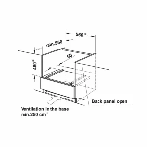 Lò nướng kết hợp vi sóng âm tủ Hafele Series 800 HCO-8T50A 538.01.431