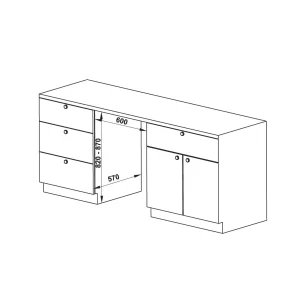 Máy rửa chén âm toàn phần Hafele HDW-FI60D 533.23.320