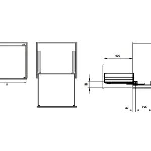Kệ chén bát Inox 304 Hafele 900mm 549.08.014