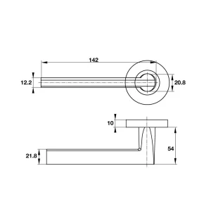 Tay nắm gạt Häfele 903.99.329