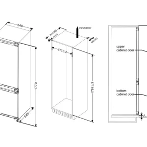 Tủ lạnh âm Hafele HF-BI60X 534.14.080