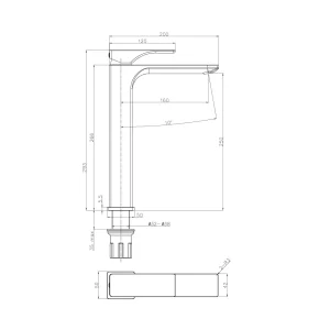 Vòi lavabo Hafele Regal 250 495.61.121
