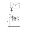 Vòi lavabo tự động H-123 Hafele 589.63.062