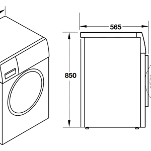 Máy giặt Häfele 8kg HW-F60B 538.91.530