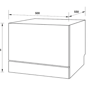 Máy rửa chén để bàn Hafele HDW-T50A 538.21.190