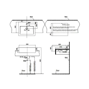Chậu sứ bán âm Sapporo Hafele 588.79.040