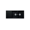 Chậu đá Hafele 1160mm HS20-GKD2S80 màu đen 570.33.330