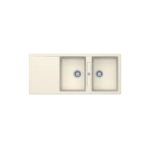 Chậu đá Hafele 1160mm HS20-GKD2S80 màu kem 570.33.430