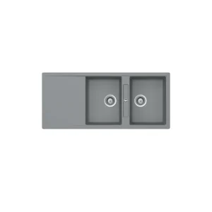 Chậu đá Hafele 1160mm HS20-GKD2S80 màu xám 570.33.530