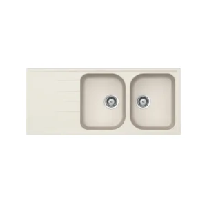 Chậu đá Hafele 1160mm HS18-GED2R80 màu kem 570.35.460