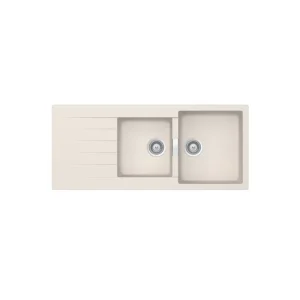 Chậu đá Hafele 1160mm HS19-GED2S80 màu kem 570.35.470
