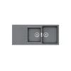 Chậu đá Hafele 1160mm HS19-GED2S80 màu xám 570.35.570
