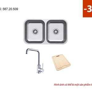 Combo chậu và vòi bếp Hafele 567.20.509