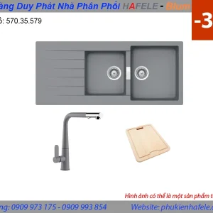 Combo chậu và vòi bếp Hafele 570.35.579