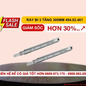 Ray bi 3 tầng Hafele 300mm 30kg 494.02.461