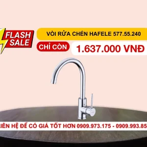 Vòi rửa chén Hafele HT21-CH1F220C 577.55.240
