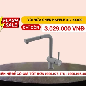 Vòi rửa chén Hafele màu xám HT21-GH1P254 577.55.590