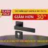 Tay nắm gạt TECHNA Hafele màu đen 901.79.714
