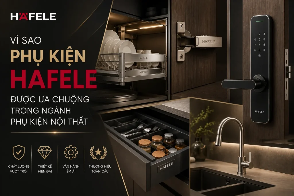 Vì sao phụ kiện Hafele được ưa chuộng trong ngành phụ kiện nội thất? 22 Vì sao phụ kiện Hafele được ưa chuộng trong ngành phụ kiện nội thất?