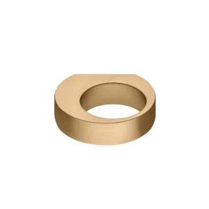 Tay nắm tủ Hafele màu vàng mờ 56mm 106.70.136