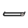 Tay nắm tủ Hafele màu đen mờ 167mm 106.70.175