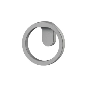 Tay nắm tủ Hafele màu than chì 51mm 106.70.185
