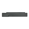 Tay nắm tủ Hafele màu xám đá phiến 173mm 106.70.261