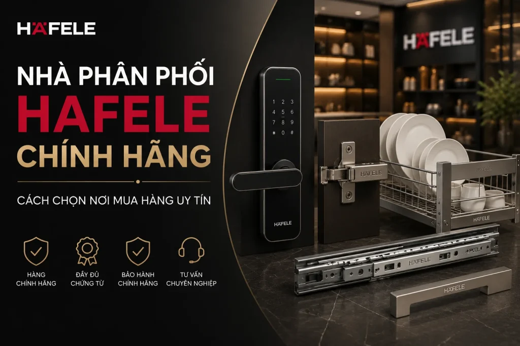 Nhà phân phối Hafele chính hãng – Cách chọn nơi mua hàng uy tín