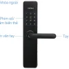 Khóa vân tay Hafele DL7600 màu đen mờ 912.20.230 (mã số, thẻ từ, vân tay, chìa cơ, kết nối App)