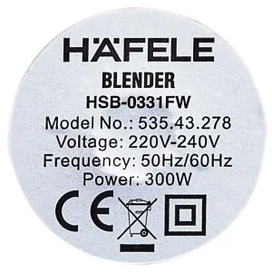 Máy xay sinh tố để bàn Hafele HSB-0331FW 535.43.278
