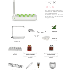 Hộp trồng cây EasyGrow Home Box 539.76.980