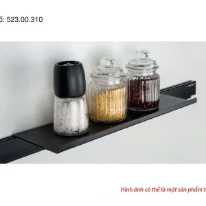Kệ đa năng màu đen Hafele 406x130x16mm 523.00.310