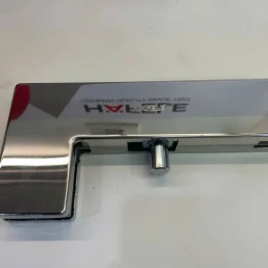Kẹp kính L Hafele inox bóng 981.00.663