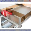 Khay chia cho rổ kéo bằng kính màu nâu 807.96.420