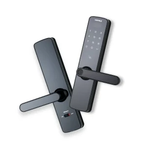Khóa điện tử vân tay Hafele DL7100 912.05.498 (mã số, thẻ từ, chìa cơ, vân tay, kết nối App)